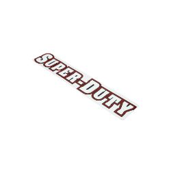 BOSS MSC18561 Front of Blade Stainless Steel Super Duty Logo Decal - BOSS MSC18561