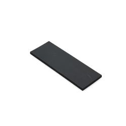 BOSS MSC19404 2-1/2 x 7 x 1/4 Rubber Feet w/ Adhesive 