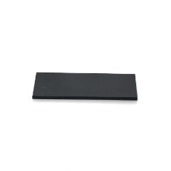 BOSS MSC19404 2-1/2 x 7 x 1/4 Rubber Feet w/ Adhesive - BOSS MSC19404