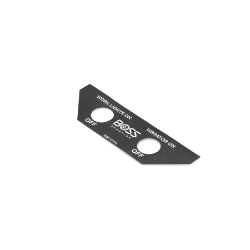 BOSS MSC19405 VBX3000 Toggle Mount Plate Decal - BOSS MSC19405
