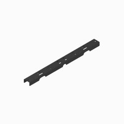 BOSS MSC20156-03 Pre-Wet Black Short Frame Rail 