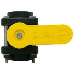 BOSS MSC20187 1/2 NPT x 1/2 NPT Poly Ball Valve - BOSS MSC20187