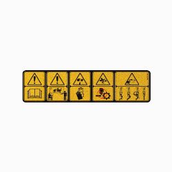 BOSS MSC21302 DPS Warning Decal 