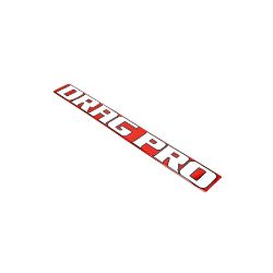 BOSS MSC21632 Drag Pro Logo Decal - BOSS MSC21632