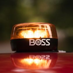 BOSS MSC25039 Round Rotation Pattern Strobe Light 