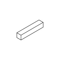 Boss MSC26131 Stainless Steel Square Key : 0.188 x 1.00 