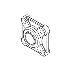 Boss MSC27122 Flanged Spherical Bearing : 30 x 60 x 22 