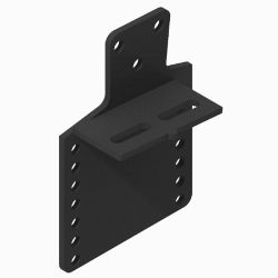 BOSS PBA02227-03 Chevy Black Weld Passenger Side Pushbeam Support Plate 