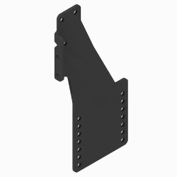 BOSS PBA04122-03 Ford Black Weld Passenger Side Pushbeam Support Plate (99-07) 