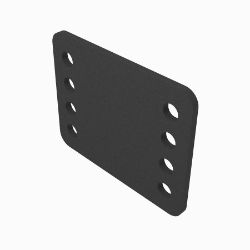 BOSS PBA04374-03 Chevy Black Pushbeam End Plate (99-03) 