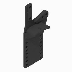 BOSS PBA04941-03 Dodge RT3 Black Weld Passenger Side Pushbeam Support Plate (03+) 