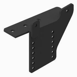 BOSS PBA05313-03 F150 Black Weld Passenger Side Pushbeam Support Plate (04-08) 