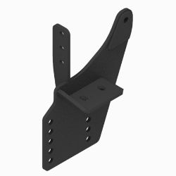 BOSS PBA05672-03 Toyota Tundra Passenger Side Black Weld Pushbeam Support Plate (07+) 