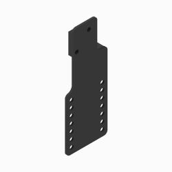 BOSS PBA06277-03 Titan Black Drive Pushbeam Support Plate (04+) 