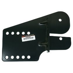 BOSS PBA06337-03 Frontier Left Hand Black Weld Pushbeam Support Plate Assembly (09+) - BOSS PBA06337-03