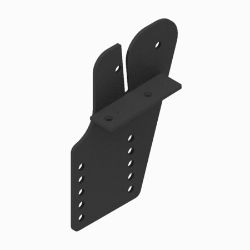 BOSS PBA06341-03 Frontier Right Hand Black Weld Pushbeam Support Plate Assembly (09+) - BOSS PBA06341-03