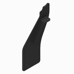 BOSS PBA06415-03 F650/750/D-Star Black Passenger Side Pushbeam Support Plate (02+) 