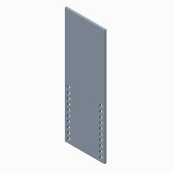 BOSS PBA07750 Universal Under Carriage Pushbeam Support Plate 