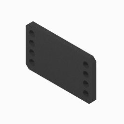 BOSS PBA07762 Universal U/C Pushbeam End Plate 