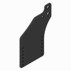 BOSS PBA09266-03 Terrastar Black Drive Side Sideplate (13+) 