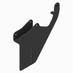 BOSS PBA09325-03 DG 45/5500 Black Weld Drive Side Pushbeam Support Plate 