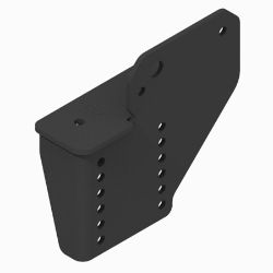 BOSS PBA10475-03 Nissan Titan Black Passenger Side Pushbeam Support Plate (18+) 