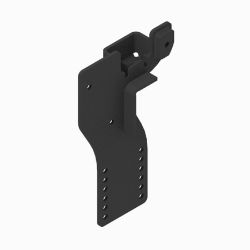 BOSS PBA11943-03 Jeep Wrangler JL Black Weld Passenger Side Pushbeam Support Plate (18+) 