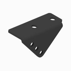BOSS PBA12566-03 KubotaUTV Black Drive Pushbeam Mounting Bracket 