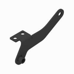 BOSS PBA12637-03 Gator XUV Black Weld Passenger Side Pushbeam Support Plate (2011+) - BOSS PBA12637-03