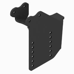BOSS PBA15357-03 GM HD Black Passenger Side Pushbeam Support Plate (20+) 