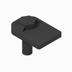 BOSS PBA15377-03 GM HD Black Bolt Plate 