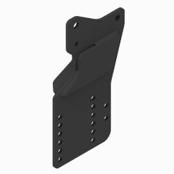 BOSS PBA15475-03 Ram 2500/3500 B-Kit Black Passenger Side Pushbeam Support Plate 