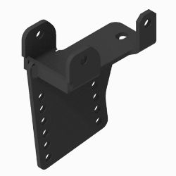 BOSS PBA15555-03 GM 3/4T Black Weld Passenger Side Pushbeam Support Plate (99-10) 