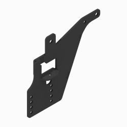 BOSS PBA19037-03 Toyota Tacoma Black Weld Passenger Side Pushbeam Support Plate (15+) 