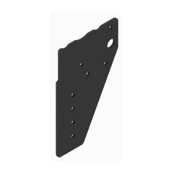BOSS PBA19979-03 Kubota Grand L-40 Series Black Pushbeam Side Plate 