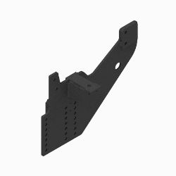 BOSS PBA25830-03 GM LCF 35/45/5500 Isuzu Black Passenger Side Pushbeam Support Plate (17+) 