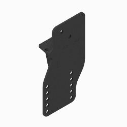 BOSS PBA25905-03 Toyota Tundra Black Passenger Side Pushbeam Support Plate (22+) 