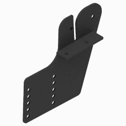 BOSS PBA28620-03 Nissan Frontier Black Passenger Side Pushbeam Support Plate (22+) 