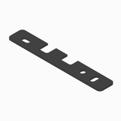 BOSS RPL22149-03 Ram 2500/3500 Black Pushbeam Support Plate Shim 