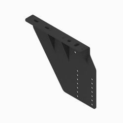 BOSS RPL22921-03 Drag Pro Under Carriage Black Passenger Side Sideplate Weldment 