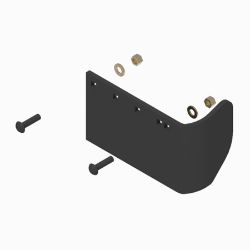 BOSS STB00315 Left Hand Super Duty XT Curb Guard Kit 
