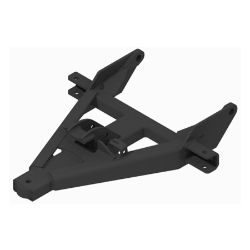 BOSS STB04190-03 Black Weld Straight Blade Pushframe Assembly (01+) 