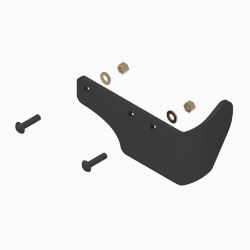 BOSS STB08096 9-0+10-0 HD Left Hand Straight Blade Curb Guard Kit 