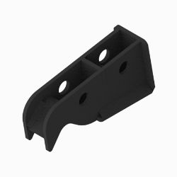BOSS STB13917-03 Grandstand Black Straight Blade Limited Adjustment Mounting Assembly 