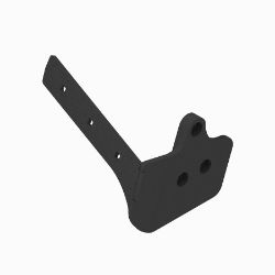 BOSS STB19295-03 Left hand Black Extension Curb Guard 