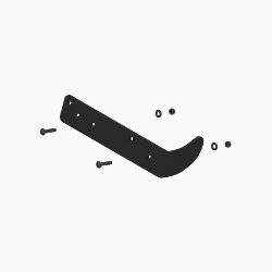 BOSS STB26525 ATV/UTV Drive Straight Blade Formed Curb Guard Kit 