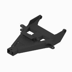 BOSS TFR07554-03 10 Black Weld Straight Blade Push Frame Assembly 