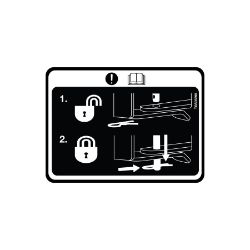 BOSS TGS05896 TG Spreader Lock Pin Engage Decal 