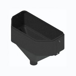 BOSS TGS11314 3 Cubic Foot Hopper w/ Latch 