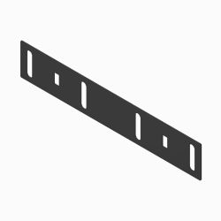 BOSS TGS15538-03 TGS 2-Stage Black Rubber Flap Black Plate 